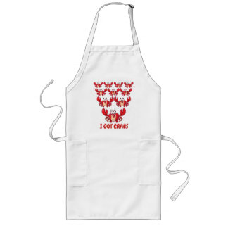 I Got Crabs Long Apron