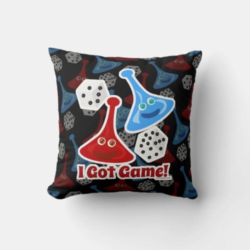 I Got Game Epic Tabletop Gamer Design Throw Pillow