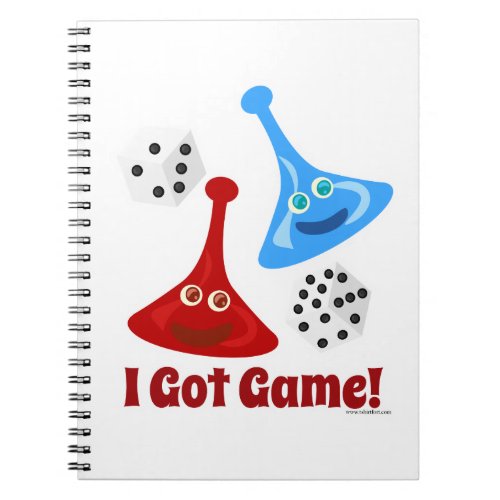 I Got Game Tabletop Gamer Slogan Notebook