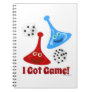 I Got Game Tabletop Gamer Slogan Notebook