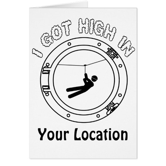I Got High - Zipline Cards (Front)
