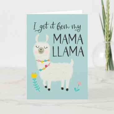 I got it from my Mama Llama Mother's Day Holiday Card