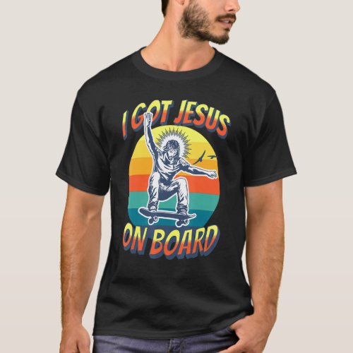 I Got Jesus On Board  Jump Aerial Tricks Of Shiloh T_Shirt