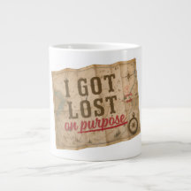 I Got Lost on Purpose Vintage Map