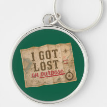 I Got Lost on Purpose Vintage Map