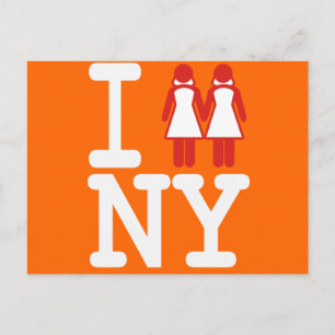 I GOT MARRIED IN NY WOMEN -.png Announcement Postcard
