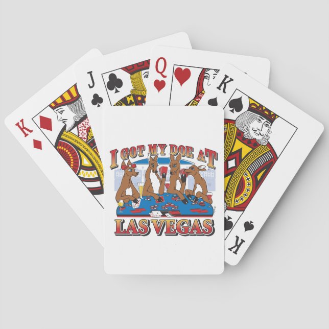 I got my Doe at Las Vegas Poker Cards (Back)