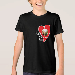 I got my mom here! Photo Custom - Dark Tri-Blend Shirt