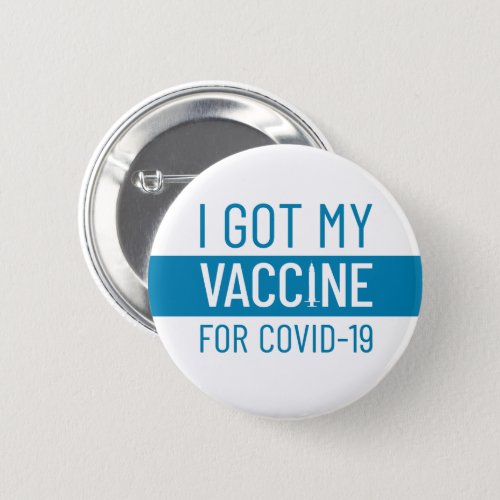 I got my vaccine button