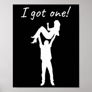I Got One Funny Bride Groom Bachelor Wedding Party Poster