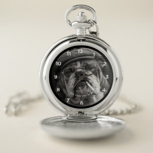 I Got That Dog In Me Custom Funny Dog Picture Gift Pocket Watch
