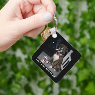 I Got That Dog In Me, Funny Boxer Personality Meme Keychain
