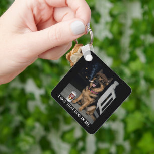 I Got That Dog In Me, Funny German Shepherd Meme Keychain
