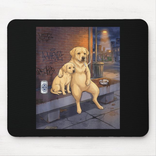 I Got That Dog In Me Funny Labrador Retriever Smok Mouse Pad (Front)