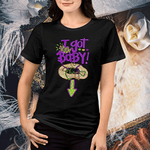 "I Got the Baby Mardi Gras Women's T-Shirt Tri-Blend Shirt
