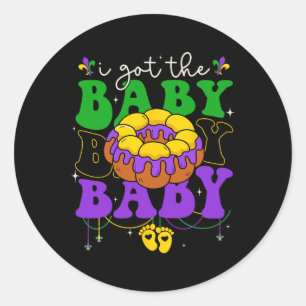 I Got The Byby Mardi Gras Louisiana Carnival New O Classic Round Sticker