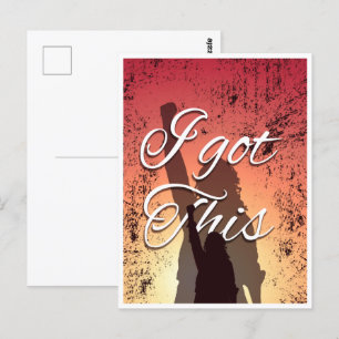 I Got This   Celebrating Women's Strength Triumph  Postcard