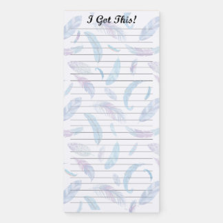 I Got This Feathers Magnetic Notepad