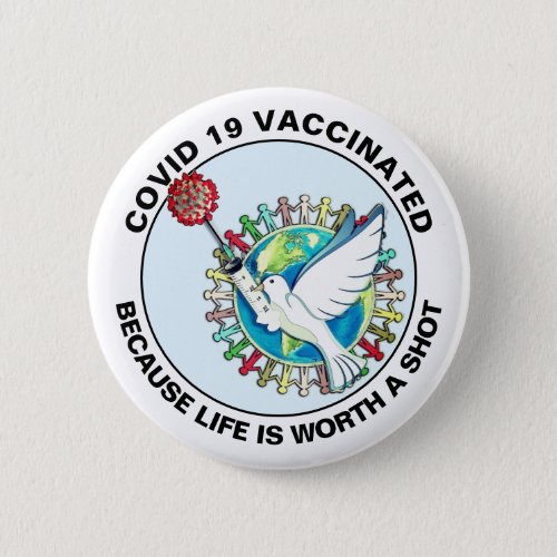 I Got Vaccinated Button