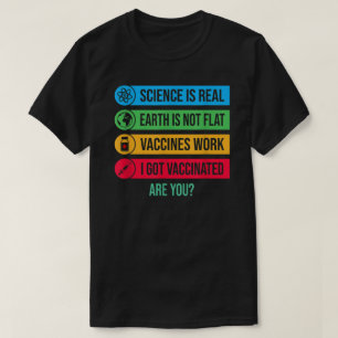 I Got Vaccinated Pro Vaccine Cute Science And Vacc T-Shirt