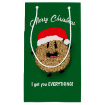 I got you EVERYTHING! bagel Christmas Gift Bag