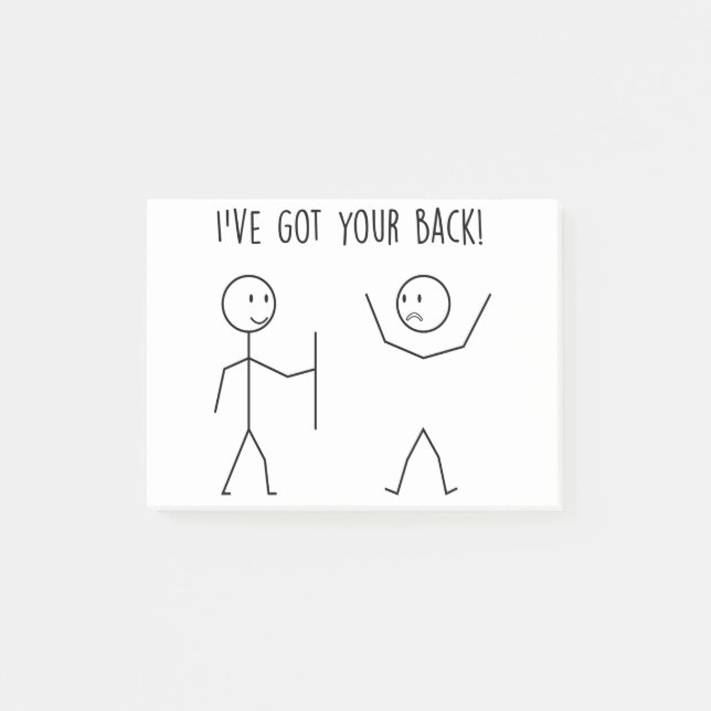 I Got Your Back Post-it Notes (Front)