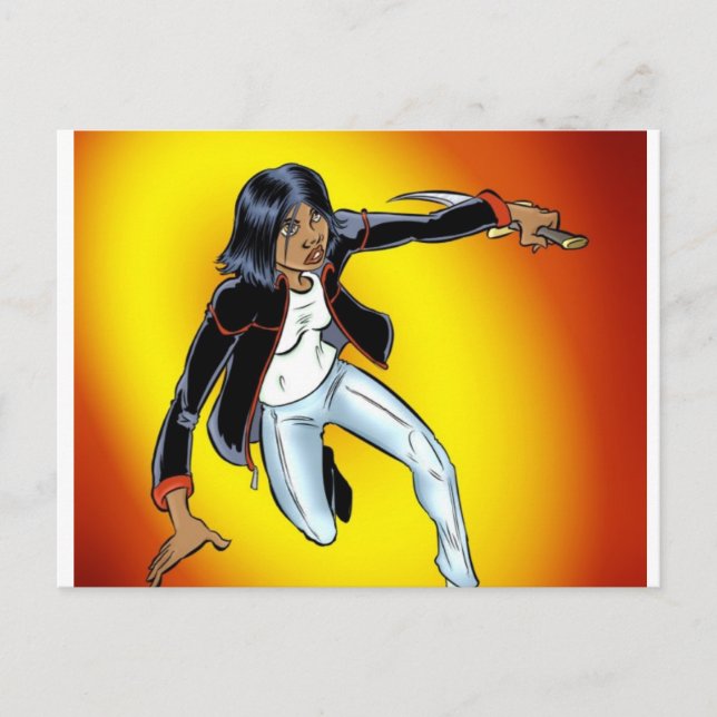 I gotta run, babe! postcard (Front)