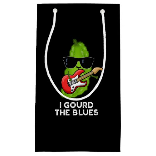 I Gourd The Blues Funny Veggie Pun Dark BG Small Gift Bag