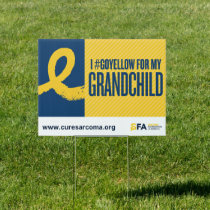 I #GoYellow - Grandchild Sign