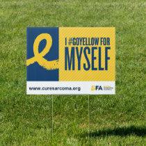 I #GoYellow - Myself Sign