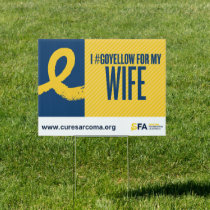 I #GoYellow - Wife Sign
