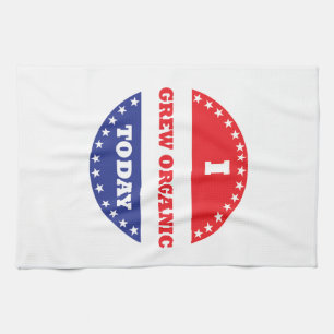 I Grew Organic Today Kitchen Towel