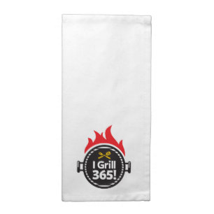 I Grill 365! Cloth Napkin