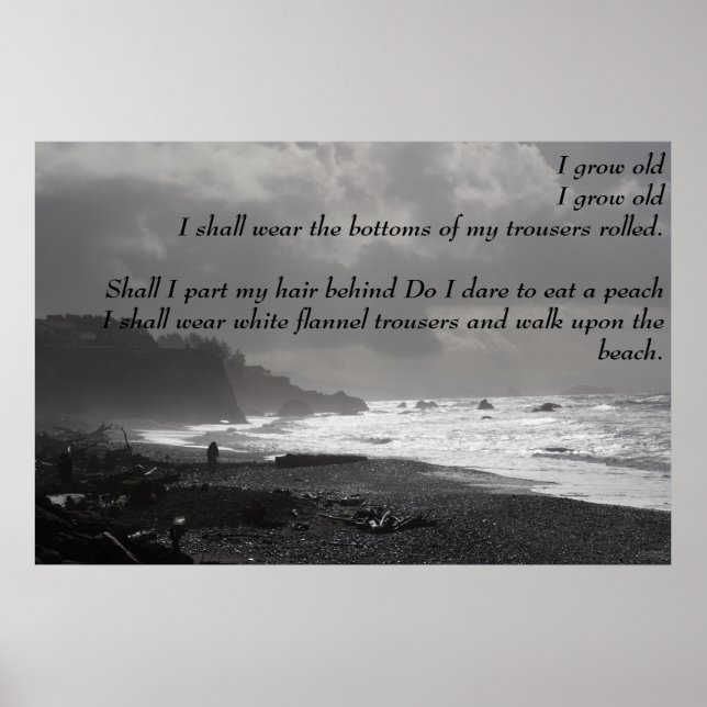 I Grow Old - A Walk Upon The Beach - Poster (Front)