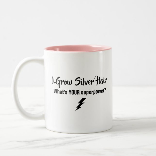 I Grow Silver Hair Mug (Left)