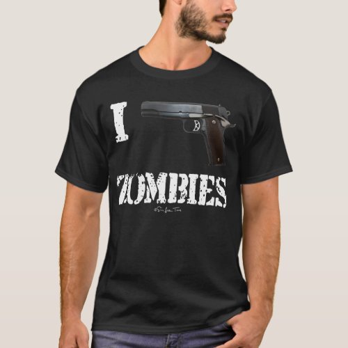 I Gun Zombies 2 T_Shirt