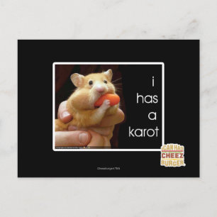I ha a karot postcard