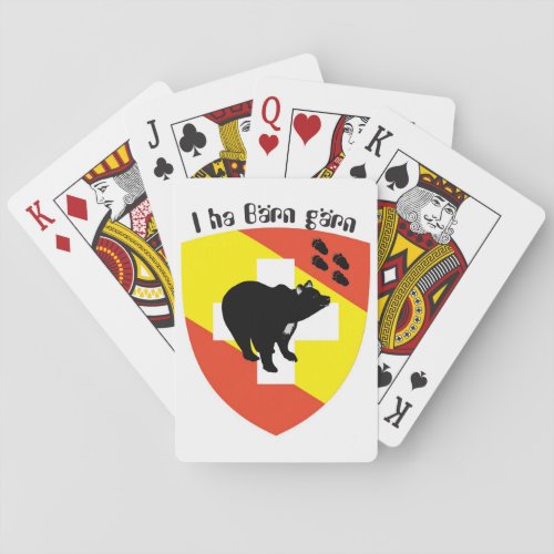 I ha bear ferment playing cards