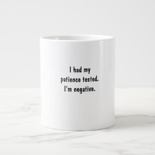 I had my patience tested coffee mug