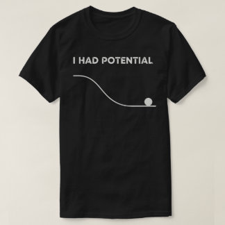 I Had Potential Humor Physics Teacher T-Shirt