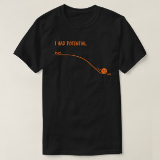  I Had Potential Plans vs Me Funny Procrastination T-Shirt