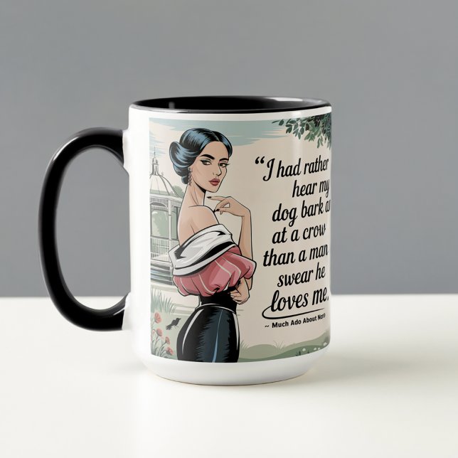 I Had Rather Hear My Dog: Feminist Wit Mug (Creator Uploaded)