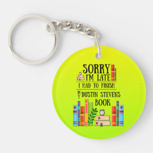 I Had to Finish my Dustin Stevens Book Keychain