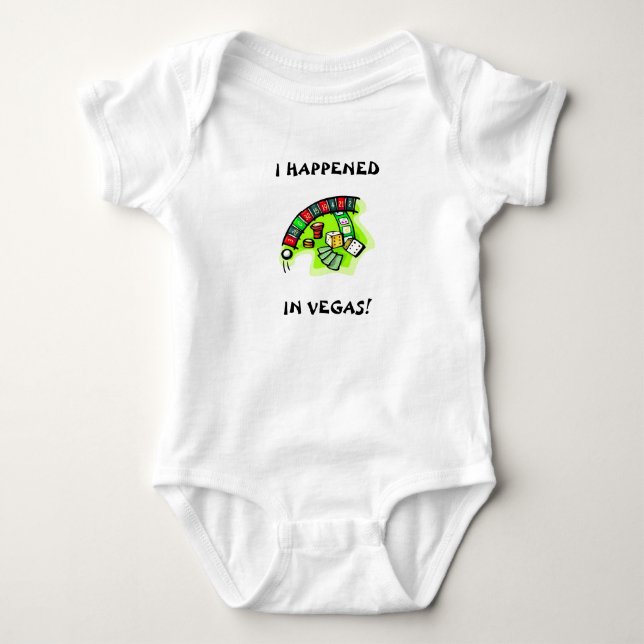 I Happened in Vegas Baby Tee (Front)