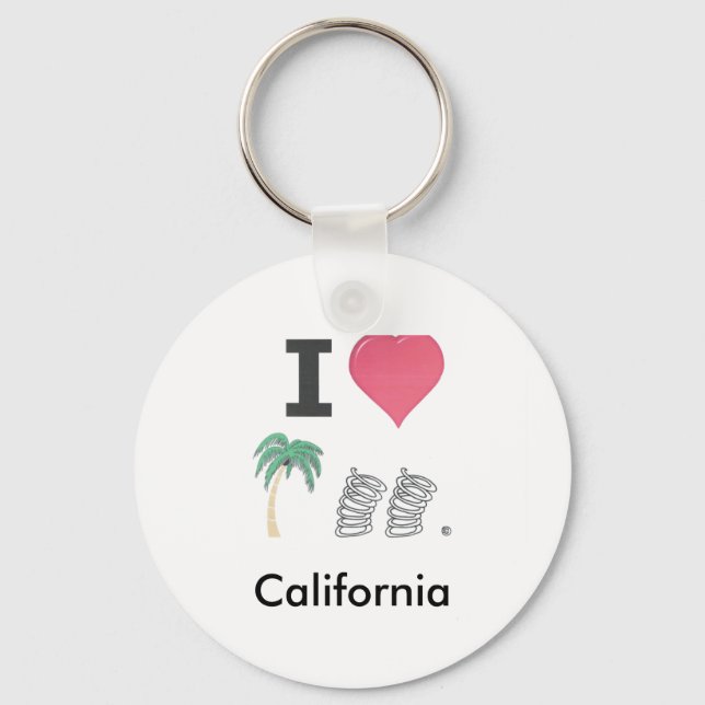 I Hart Palm Springs Keychain (Front)