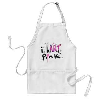 I HART PINK APRON