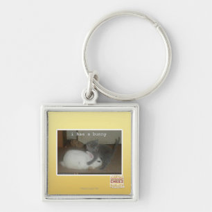 I has a bunny keychain
