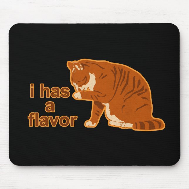 I has a flavor, LOL CAT Mouse Pad (Front)