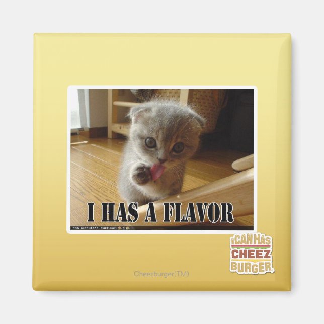 I has a flavor magnet (Front)