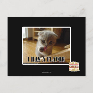 I has a flavor postcard
